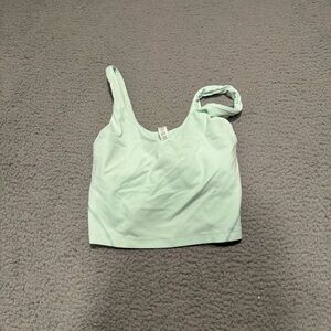 Lululemon Align Tank Wild Mint Green Size 2 Yoga Athletic Built in Bra Workout